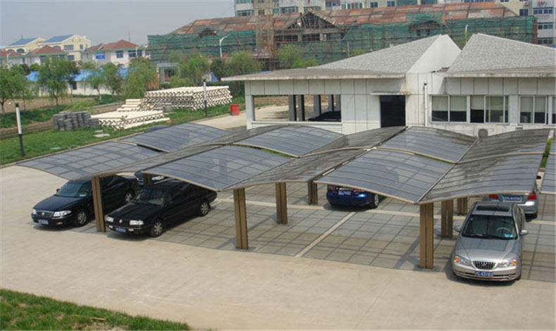 葉榭鎮(zhèn)政府鋁合金車棚工程