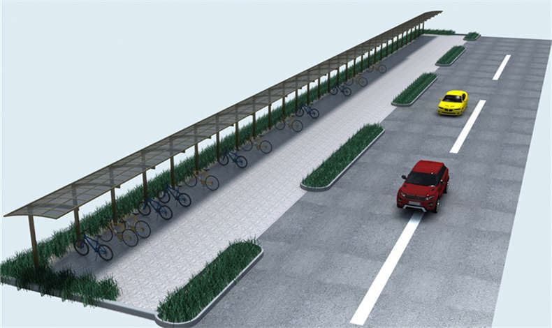 自行車棚搭建的質量度與美觀度