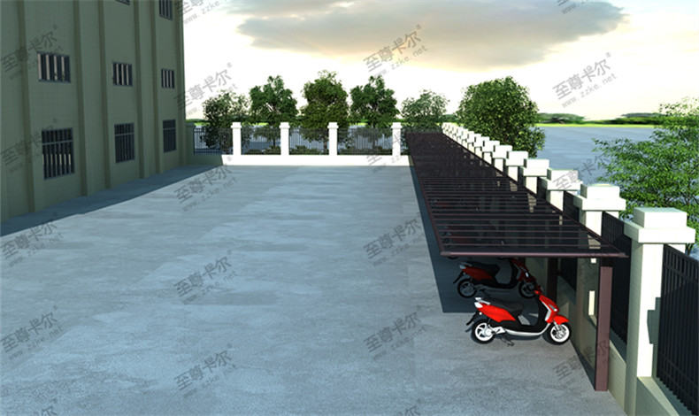 看看這些自行車車棚效果圖|自行車車棚這樣設計，既實用又美觀