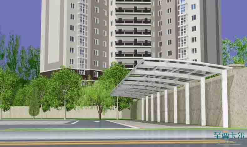 電動車停車棚圖片效果圖？小區電動車棚安裝？